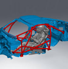 Z34 FD Spec - Non-gutted X Door Bar Roll Cage - Cagekits.org