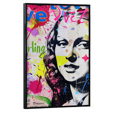 Purchase the Mona Lisa pop art as a Poster with plastic frame at artboxONE