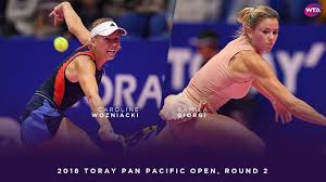 Italy, born in 1991 (29 years old), category: Camila Giorgi Vs Caroline Wozniacki 2018 Toray Pan Pacific Open Round Two Wta Highlights Youtube