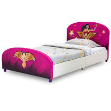 Upholstered Twin Bed Wonder Woman Walmart Com Twin Bed Bed Kid Beds