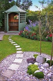 Love The Grass Gravel Tiled Path Combo Beautiful Gardens Garden Design Backyard Landscaping