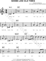 Also #7 for guy lombardo and his royal canadians during the same month, and #12. Guy Lombardo And His Royal Canadians Seems Like Old Times Sheet Music For Beginners In D Minor Download Print Sku Mn0153460