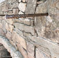 See more ideas about fireplace, fireplace wall, house interior. How To Hang A Wood Mantel On A Stone Fireplace Using Rebar Before After Four Generations One Roof