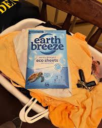 Back in May, I got the opportunity to review @myearthbreeze eco friendly  laundry sheets. They come in squares and you can tear them into 4 squares  or use 2 for large loads.