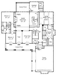 Open Floor Plans For Single Story Cottage Low Country Homes 2648 Sq Ft With 3 Bedroom 2 Bath An House Plans One Story Country Style House Plans New House Plans