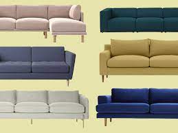 Mercury row imani velvet wide square arm convertible sofa 31 Best Affordable Sofas That Don T Look Like Affordable Sofas Architectural Digest