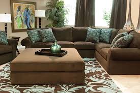 Turquoise Accents Brown Living Room Decor Brown Living Room Brown And Blue Living Room
