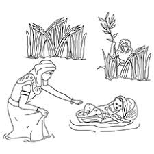 All kids like to play with their sisters and brothers and do fun stuff. Baby Moses Coloring Pages Coloring Our World