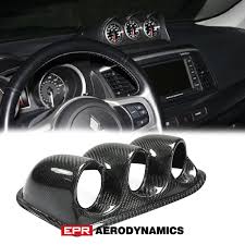 And yep, there's more carbon fiber to be found in the engine bay too! For Mitsubishi Evolution Evo 7 8 9 Carbon Fiber Dash Triple Gauge Pod Rhd 60mm Glossy Finish Inner Dial Cover Fibre Drift Kit Car Styling Car Styling Mitsubishi Aliexpress