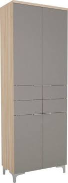 Garderobenschrank Oberplatte In 28mm Starkem Holz Kleiderstange Ausziehbar In 2020 Room Divider Decor Home Decor