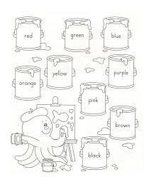 Los Colores En Ingles Learning English For Kids English Lessons For Kids Kindergarten Worksheets