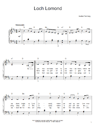 g c d bm em am a f bb chords for celtic hymn on tin whistle d + tabs tutorial with song key, bpm, capo transposer, play along with guitar, piano, ukulele & mandolin. Loch Lomond Noten Scottish Folksong Klavier Leicht