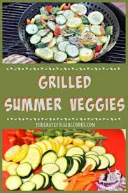 Grilled Summer Veggies With Zucchini Yellow Squash Carrots Onion Green And Red Pep Cooking Yellow Squash Yellow Squash Recipes Zuchinni And Squash Recipes