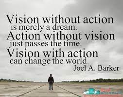 Vision Without Action Is Merely A Dream Action Without Vision Just Passes The Time Vision With Action Inspirational Quotes Vision Quotes Inspirational Words