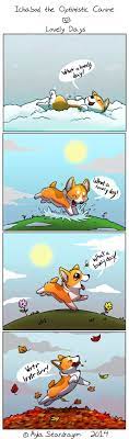 Ichabod the Optimistic Canine Comic | Dog comics, Cute corgi, Funny dogs