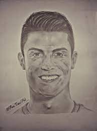 Cristiano Ronaldo Cr7 Pencil Art Drawing Portrait Check These Https Www Facebook Com Amr Essa Art Https Amre Pencil Portrait Drawings Football Drawing