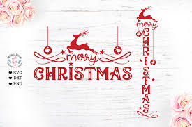 Christmas Vertical And Horizontal Sign Graphic By Graphichousedesign Creative Fabrica