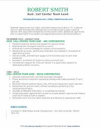 Another team leader resume template; Call Center Team Lead Resume Samples Qwikresume