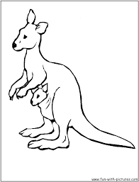 Australian Coat Of Arms Black And White Kangaroo Printables Google Search Animal Coloring Pages Coloring Pages Coloring Pages For Kids