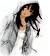 Anime Girl With Black Hair And Brown Eyes And Glasses