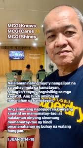 I JUAN 3:14-15 📖📜14. Nalalaman nating tayo’y nangalipat na sa buhay mula  sa kamatayan, sapagka’t tayo’y nagsisiibig sa mga kapatid. Ang hindi  umiibig ay nananahan sa kamatayan. 📜15. Ang sinomang ...