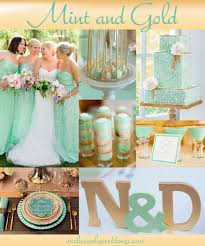 Mint And Gold Wedding Add Glamour To Your Wedding With Gold Read More Http Blog Exclusivelyweddings Wedding Colors Wedding Themes Wedding Mint Green