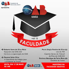 Nesse contexto, para que o candidato pudesse fazer a prova da 1ª fase no dia 08 de abril de 2018, ele deveria estar matriculado pelo menos no 9º período do curso de graduação em direito no primeiro semestre de 2018, tendo sido o edital publicado em 23 de janeiro. 17 05 Oab Vai A Faculdade Goiania Eventos Esa Portal Oab Goia S