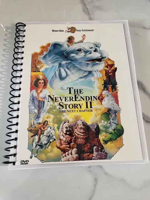 The Neverending Story 2 the Next Chapter Movie DVD Upcycled Spiral Bound  Notebook Notepad Vintage Nostalgia 90s Atreyu - Etsy