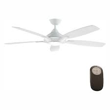 Search results for white ceiling fans without lights. Home Decorators Collection Petersford 52 In Integrated Led Indoor White Ceiling Fan With Light Kit And Remote Control 14427 The Home Depot