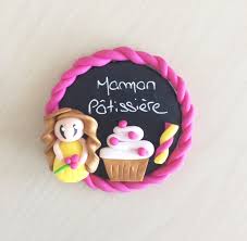 Cadeau Maman Cadeau Fete Des Meres Aimant En Fimo Maman Patissiere Cadeau Maman Fete Des Meres
