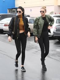 Kendall jenner out and about in santa monica. Kendall Jenner And Gigi Hadid Street Style Popsugar Fashion