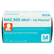 Activated charcoal can bind up these medications in the stomach and prevent them from being absorbed by the. Nac 600 Akut 1a Pharma Brausetabletten 20 St Medikamente Per Klick De