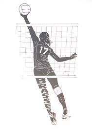 Female Volleyball Player Name Silhouette Volleyball Silhouette Women Volleyball Volleyball Posters