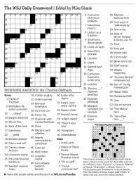 Who are you and why are you reviewing these puzzles? Fillable Online The Wsj Daily Crossword Edited By Mike Shenk Puzzle Contest Fax Email Print Pdffiller