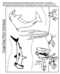 String the pieces together in this pattern: Deep Sea View Coloring Page Crayola Com