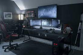 Elegance Home Office Setup Room Setup Gaming Room Setup