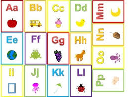 A great way to introduce letters, . Miniature Alphabet Flash Cards Preschool And Kindergarten Abc Cards