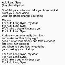The words auld lang syne literally mean old long since, though in practice it means old times, especially times fondly remembered, as well as an burns wrote his auld lang syne version—the one that we've all come to know (or at least kind of know)—in 1788 and published it in 1796. Joe Heenan On Twitter Here S The Lyrics To Auld Lang Syne In Case You Forget Them Later On Tonight