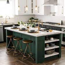 With such a wide selection of kitchen cabinetry for sale, from brands like sunnywood, design house, and. Modern Kitchen Cabinets Ideas To Get More Inspiration Dish Modernkitchencabinet Modernkitche Kitchen Design Contrasting Kitchen Island Green Kitchen Cabinets