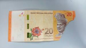Wang kertas siri baru kini akan mula di edarkan pada 16 julai 2012. Jangan Buang Duit Kertas Koyak Ada Nilainya Tukar Di Bank Negara Bergantung Nilai Penuh Atau Separuh Vanilla Kismis