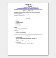 Most job seekers neglect the use of a resume summary, but this actually holds more information which makes it very convenient for the reader. Mechanical Engineer Resume Template 11 Samples Formats