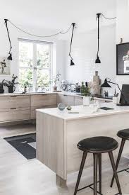 Kitchen With No Upper Cabinets Natural Wood Gray Wood Kitchendesign Scandinavian Kitchen Interior Design Kitchen Modern Scandinavian Interior