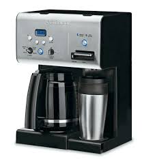 The unit comes with a charcoal water filter that goes into it's holder, gold tone coffee filter and filter basket, measuring scoop, some paper filters and the instruction booklet. Cuisinart Coffee Plus 12 Cup Programmable Coffeemaker Plus Hot Water System Reviews Wayfair