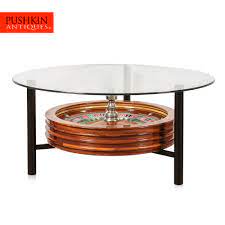 We update our top recommended online casinos on a regular basis. Pushkin Antiques Stylish 20thc Novelty Coffee Table With A Working Roulette Wheel