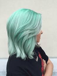Mint Green For Short Hair Hairstyle Haircolor Mint Hair Color Green Hair Colors Mint Green Hair