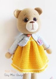 Amigurumi Ayi Maya Amigurumi Bear Maya Tiny Mini Design Tig Isleri Orgu Krose