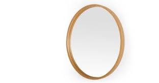 Wilson Large Round Wall Mirror 80 X 80 Cm Oak Made Com Spiegelwanden Spiegel Badkamer Spiegel