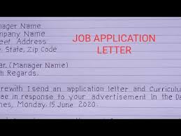 What do you want to present to employers? How To Write Application Letter For Job Jobs Ecityworks