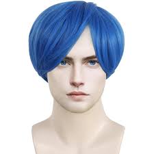 Mens Blue Wig Joy Short Blue Cosplay Wig Boys Blue Philippines