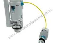3-Inch Dual Flush Valve Kit With Cable Handle - Fix Leaky Two-Piece Toilets